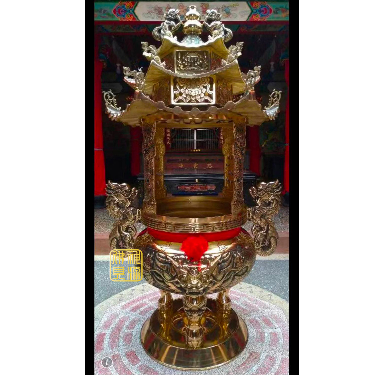 天公爐三層蓋，框型3尺