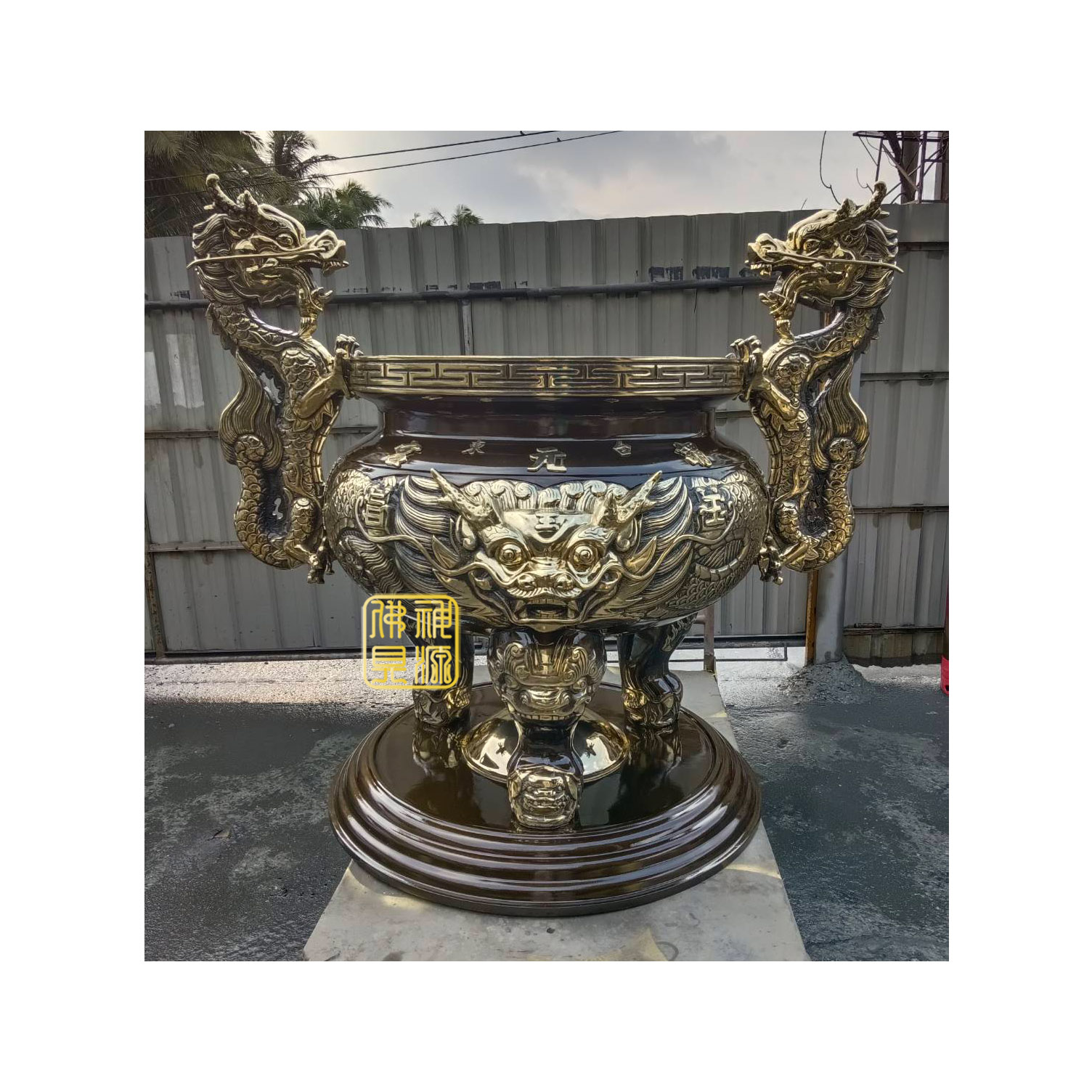 仿古五爪天公爐-三層底3尺