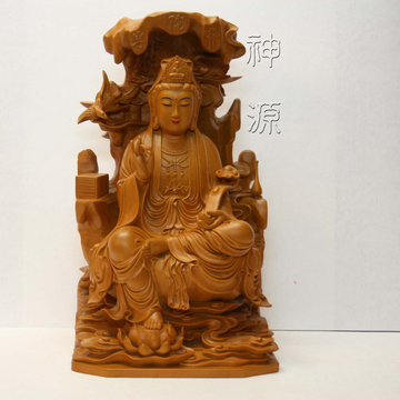 梢楠木觀世音菩薩<1尺6>  |神像，佛像|觀世音菩薩