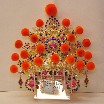 銅帽(特)雙色鳳冠  |神明帽|鳳冠