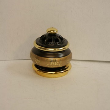 雙色小三足八吉祥淨爐  |桌上佛具|檀  香  爐