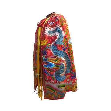 乩身披風-龍袍3尺6長  |宗教百貨|乩身服飾