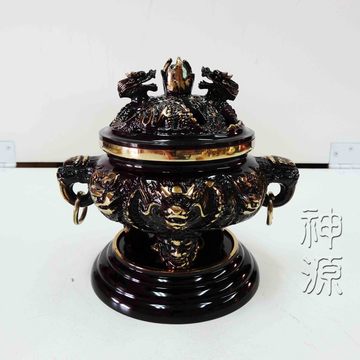 中九轉淨爐3.8寸  |桌上佛具|檀  香  爐