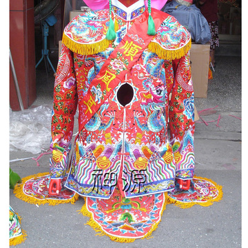 平繡千順甲-紅  |神將童仔|神將甲