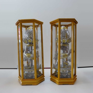 松鶴正錫燈-雙色尺6  |錫製品