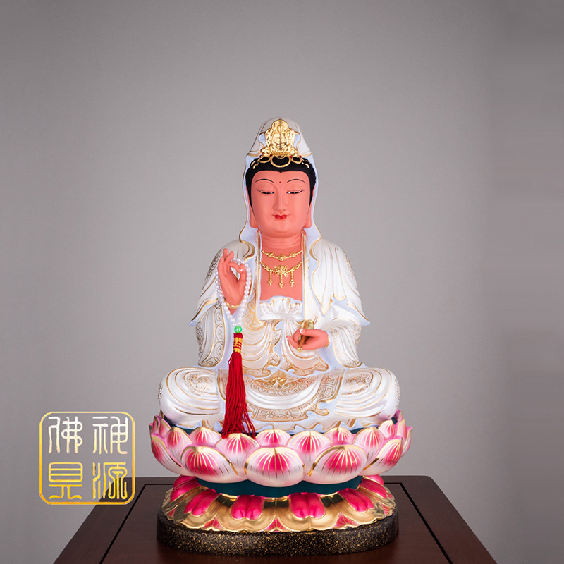 尺3觀音-法拉白衣  |神像，佛像|觀世音菩薩