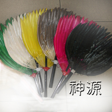 普鵝毛扇<一支>白.灰.黑