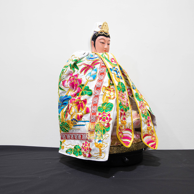 觀音上竹衣1尺4白色